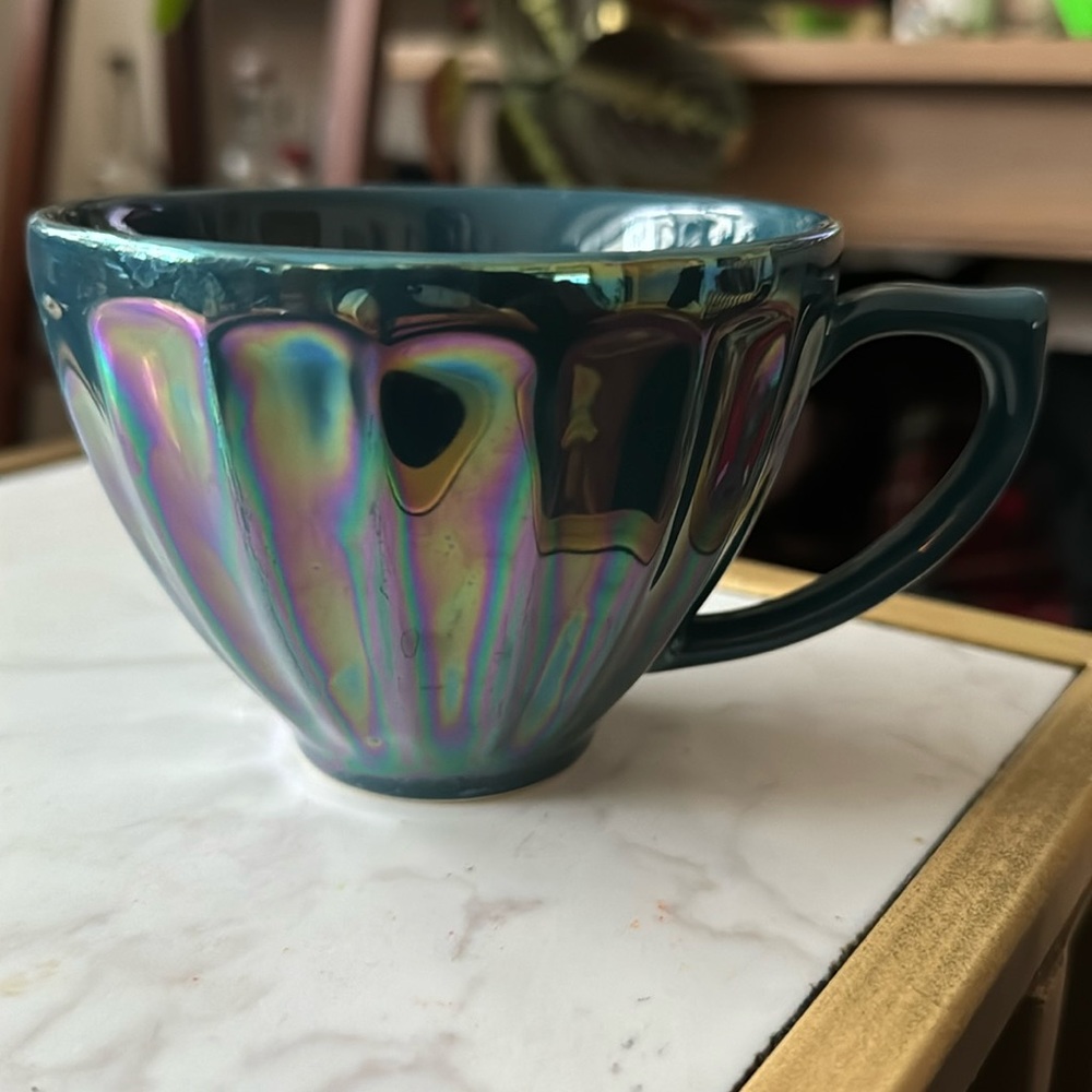 Anthropologie Luster Latte Mug
